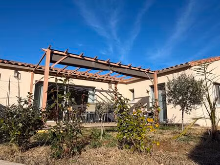 villa contemporaine de plain-pied avec piscine – construction 2023