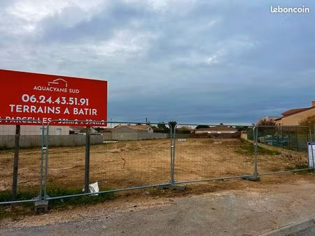 pia  terrain à bâtir dans lotissement résidentiel