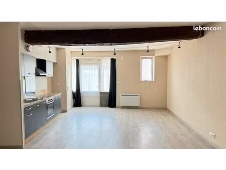appartement spacieux 70m² - 1 chambre  espace salon/bureau cuisine aménagée équipée
