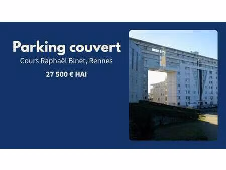vente garage et parking à rennes arsenal - redon (35000) : à vendre / 13m² rennes arsenal 