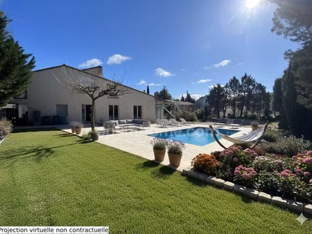 34230 le pouget – maison individuelle – 10 pieces – lumineuse – terrasses  verandas et jar