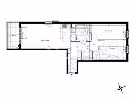 appartement 3 pièces à louer à maurepas - réf. 7745