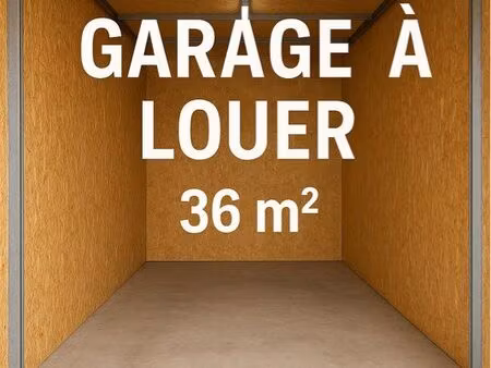 garage à louer 36 m2
