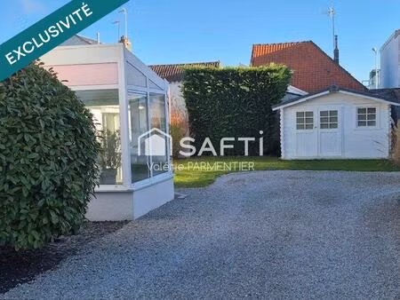 berck-plage – maison avec jardin  parking et chambre de plain-pied