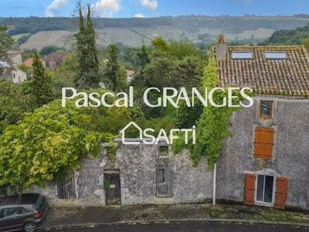 sur parcelle 911m2  maison a rénover 40m2 au sol sur 3 niveaux