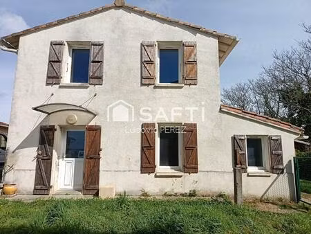 fort potentiel – maison t4 82 m² – terrain 640 m² – emprise 50% – centre garidech