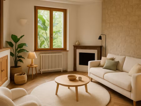 maison de ville (xixe) avec studio indépendant et piscine au centre ville de chars (95)