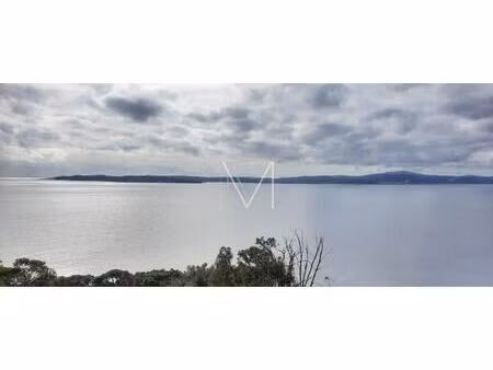 terrain vue mer ste maxime vierge noire avec pc pour villa avec piscine