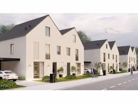 halfopen ruime nieuwbouwwoningen met carport