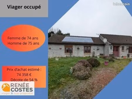 maison en viager 4 pièces 130 m²