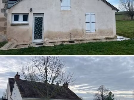 à louer – maison mitoyenne  d’une surface habitable de 86 m² avec terrain  située à souvig