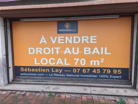 vente local commercial 3 pièces 70 m2 à ingersheim