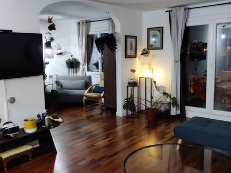 t4 meublé 80 m² – traversant – balcons – parking – ermont limite sannois