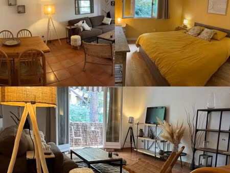 joli 2 pièces meublé 50m2 mougins le haut