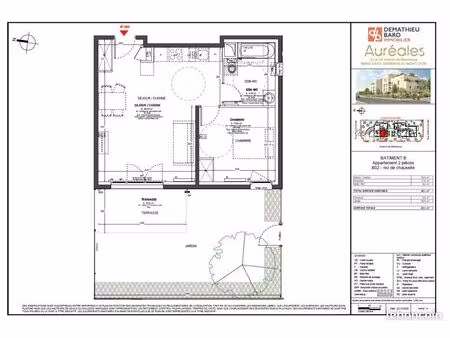 appartement 2 pièces 48 m²
