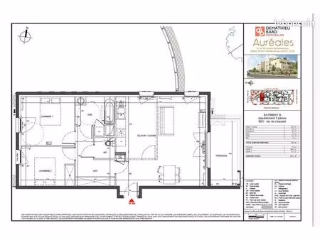appartement 3 pièces 72 m²