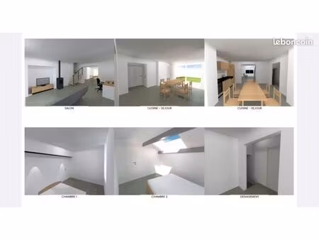 à louer maison meublée de 80 m²