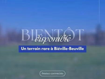 vente terrain à biéville-beuville (14112) : à vendre / 841m² biéville-beuville