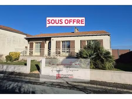 a vendre en exclusivité au boupère  maison de 109 m2 env avec 4 chambres sur une parcelle 