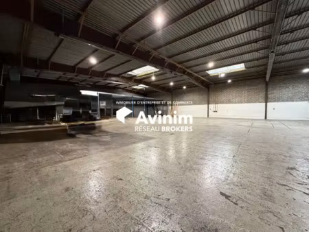 a louer entrepôt -1691m2- saint ouen l'aumône