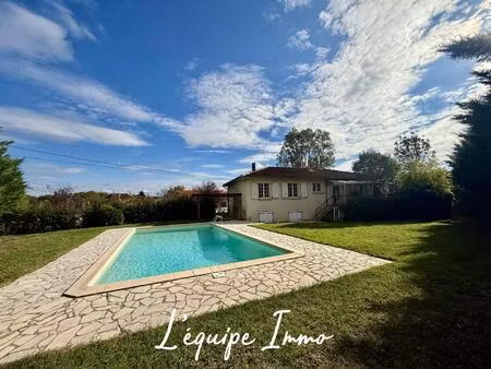 immeuble appartement t5 + appartement t3 + jardin et piscine