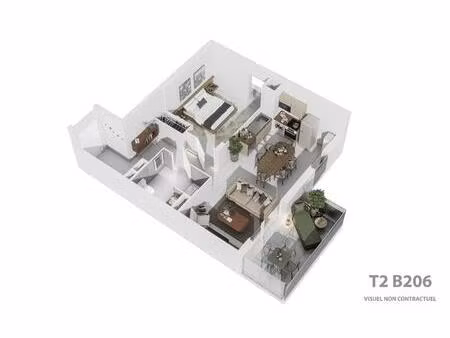 t3 de 58 m² à feyzin à partir de 722 08 cc