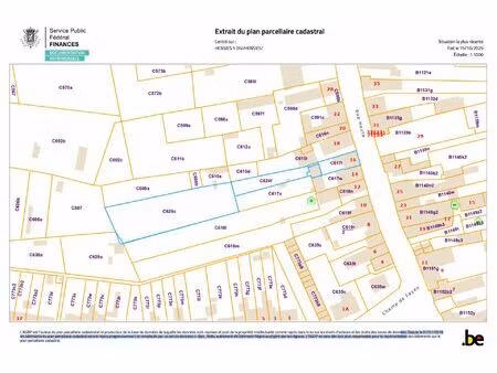 maison à vendre avec garage et jardin   hensies (vbd69977)