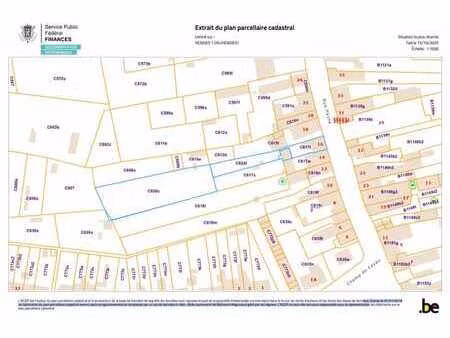 3 façades avec passage latéral  garage  jardin  prairie