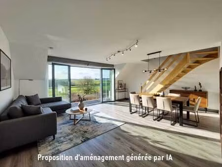 duplex 2 chambres avec peb a et superbe vue !