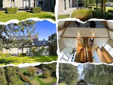 splendide villa érigée ds une grange du 18ème siècle. peb b.