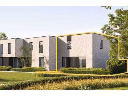 halfopen nieuwbouw met zuidwest gerichte tuin