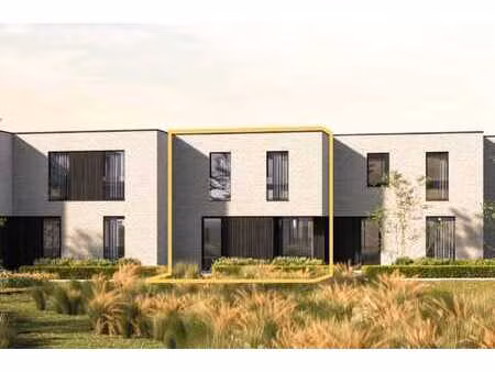 moderne woning met zuidgerichte tuin