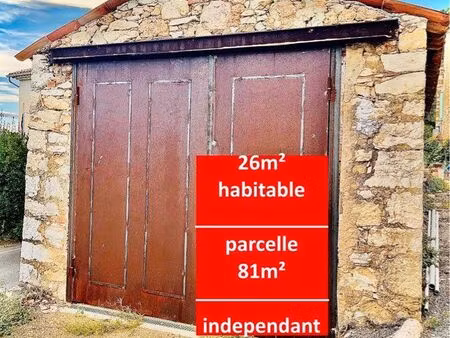 à vendre – ancienne bergerie à transformer en habitation – vue mer – le tignet (06530)