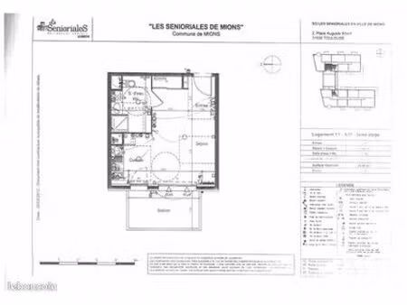 appartement 1 pièce 29 m²