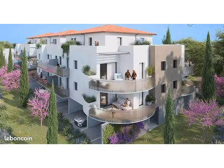 superbe t3 neuf dans résidence intimiste