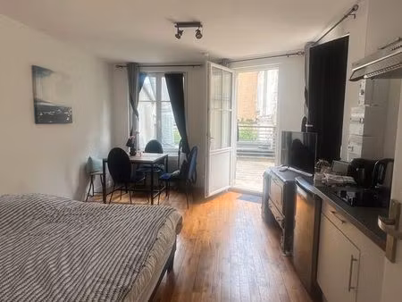 t1 meublé terrasse poitiers hyper centre + électricité et internet