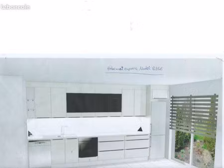 maison individuelle mitoyenne 1 coté