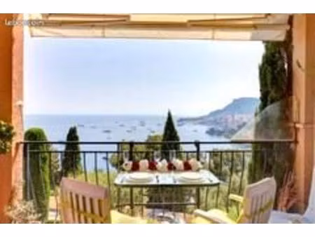 splendide 3 pièces vue mer et monaco