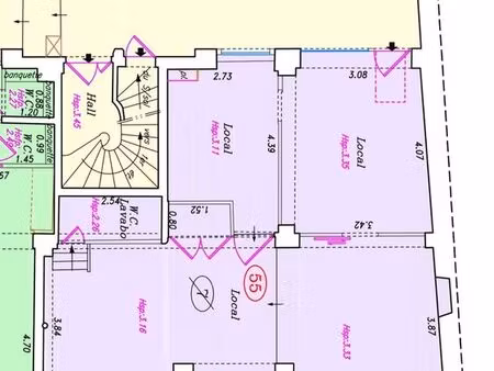 bureaux 83 m² paris 17ème