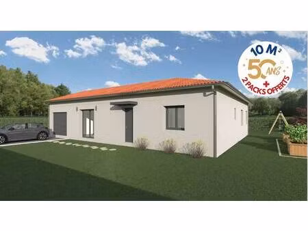 terrain avec maison neuve à vendre