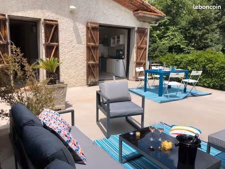 t3 meublé terrasse 70 m² terrasse jardin montolieu