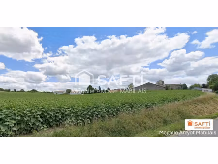 vente terrain 3400 m² à salles-de-barbezieux (16300)  49 900 €