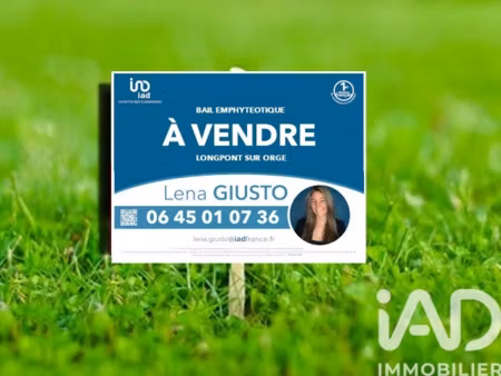 vente terrain 759 m² à longpont-sur-orge (91310)  52 650 €