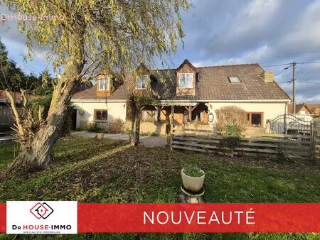 maison de campagne avec terrasse et garage dans un hameau d' aire-sur-la-lys !