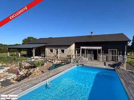 maison plain 4 chambres + maison en pierre avec grange à restaurer - 1 3 hectares - belle 