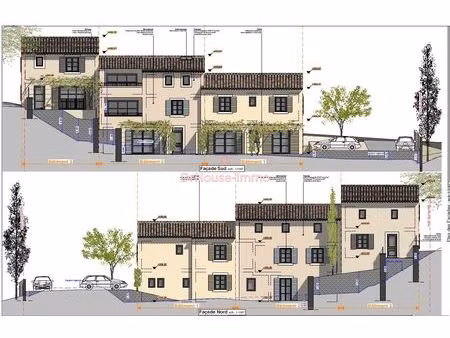 terrain avec permis pour 4 appartements lourmarin cucuron ansouis