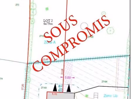 terrain à vendre - 679 m2 - treillieres - 44 - pays-de-loire