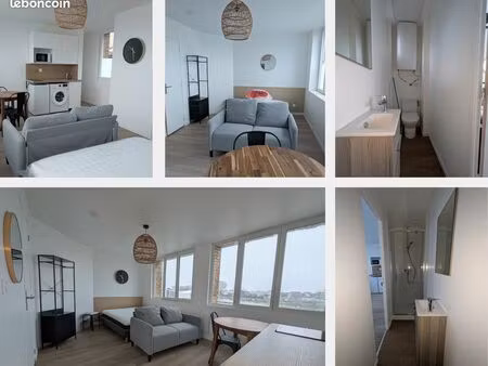 studio meublé neuf centre-ville – face beffroi – très lumineux