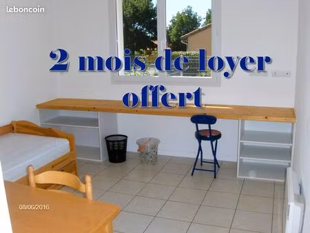 résidence étudiante studio meublé 22 m² internet parking sécurisé