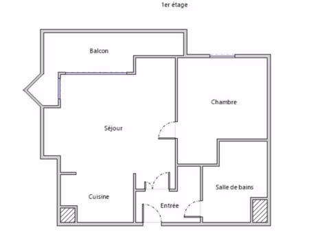 à louer – 2 pièces avec balcon + place de stationnement – cormeilles-en-parisis (39 31 m²)